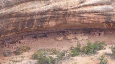 Puebloans ruins at Natural Bridges National Monument